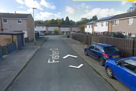 A general view of Fisher Close in Worsley Mesnes where a little boy lost his life