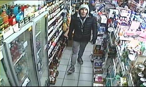 Police want to speak to this young man in connection with the theft