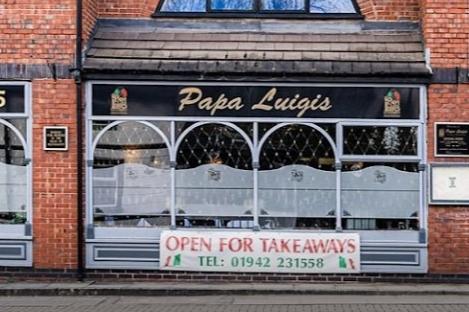 Located on Wigan Lane, Papa Luigi's has a rating of 4.5 following 424 reviews.