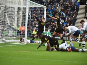 Christ Tiehi put Latics ahead at Deepdale before it all went wrong in the second period