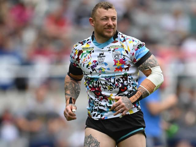 Leigh Leopards player Josh Charnley has announced a 12-month testimonial in his honour next year. (Photo by Stu Forster/Getty Images)