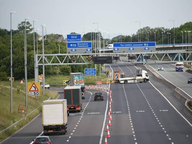 The M6 northbound remains shut between junctions 32 and 33 after a lorry overturned in the early hours