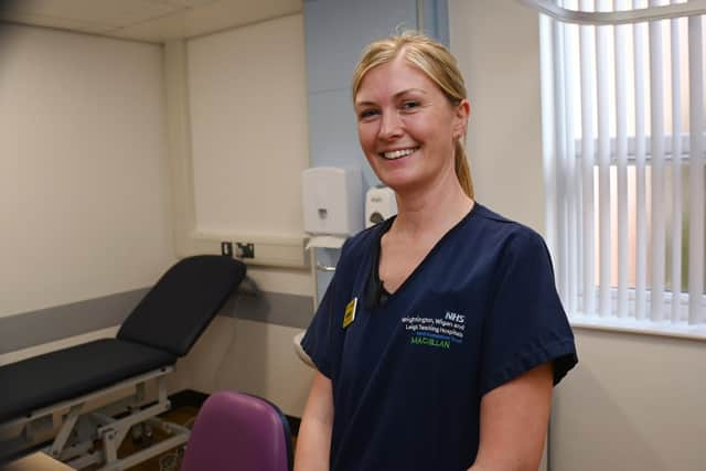 Sarah Simm, palliative care nurse specialist