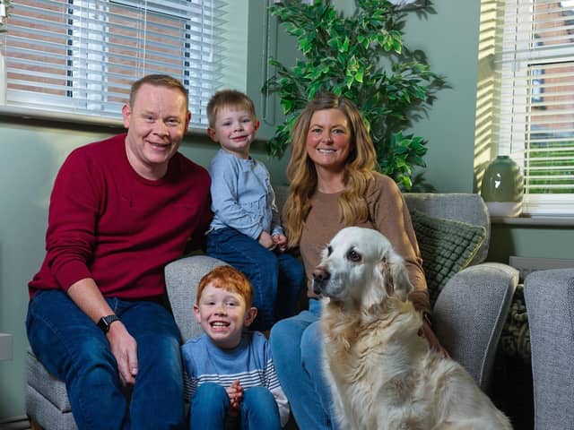 Vicki Steyert with her family