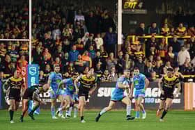 Luke Thompson received the player of the match award following Wigan's win over Castleford