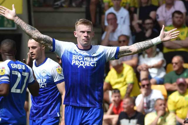 James McClean celebrates opening the scoring