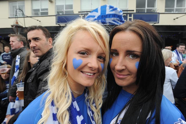 from left, Rebecca Crusham, from Springfield Gemma Nicholson, from Appley Bridge.