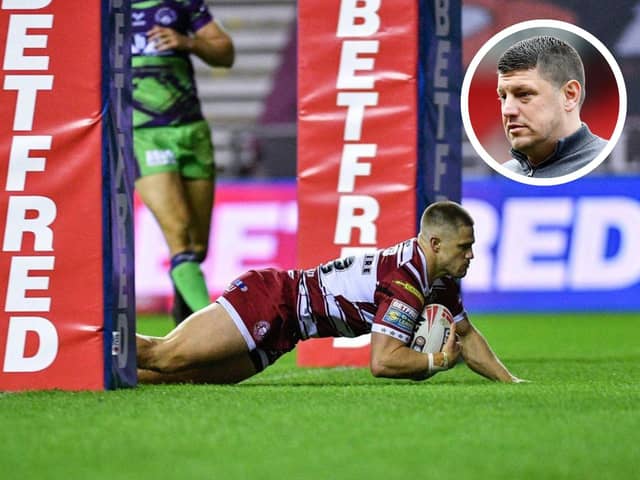 Wigan Warriors coach Matt Peet has discussed the short-term future of Ryan Hampshire