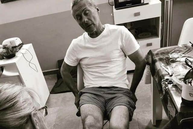Bernie completed the gruelling 625-mile  journey in six weeks