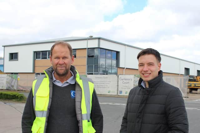 Mike Fearon, construction manager, and Neill Wood, managing director of GM Property Management.