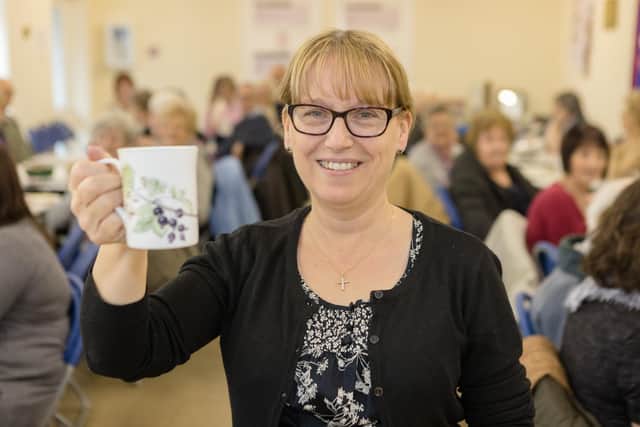 Carolyn Cross raised thousands by holding coffee mornings