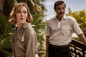 DI NIcki Jennings (Charlotte Spencer) and DI Tony Brightwell (Emun Elliott) are off the sun in the new series of The Gold, on BBC1 (Picture: BBC/Tannadice Pictures/Jean-Paul Malherbe)