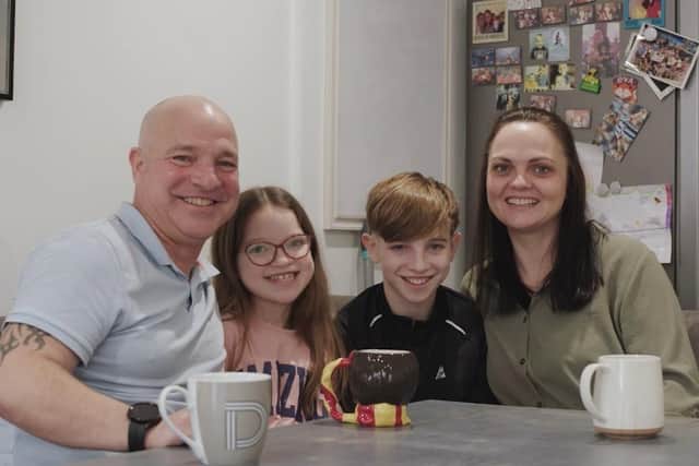 Kirsten and Dave with their children