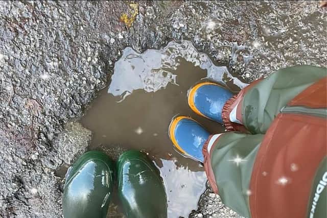 Sometimes all you need is a pair of wellies!