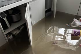 The water inside Julie Lloyd's home