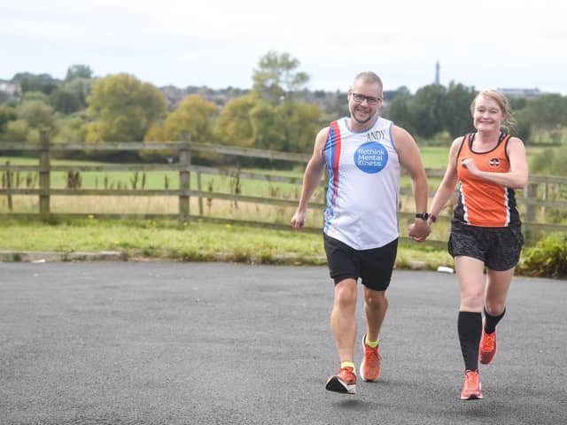 Husband and wife from Blackpool, Andy Hall and Helen Hall, will be running the Berlin Marathon