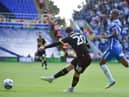 Nathan Broadhead scores the winning goal at Birmingham