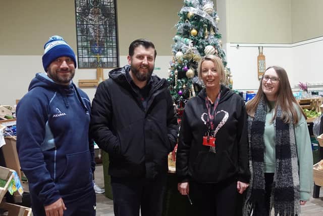 Johnsons Honda and Aspull Rugby Club stepped in to help when The Brick's van broke down
