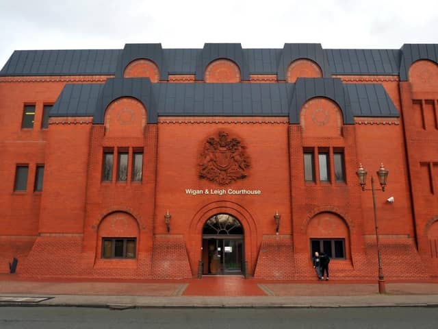 Wigan justices referred the boy of 13 to the youth offender panel for four months after his harassment admission