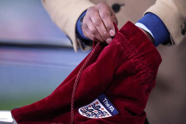 Former Latics star Emile Heskey made the draw for the FA Cup fourth round on Sunday afternoon