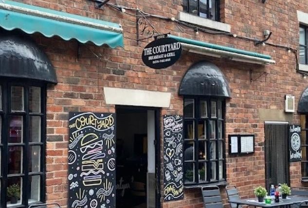 The Courtyard Cafe on Hallgate has a rating of 4.8 out of 5 from 85 Google reviews