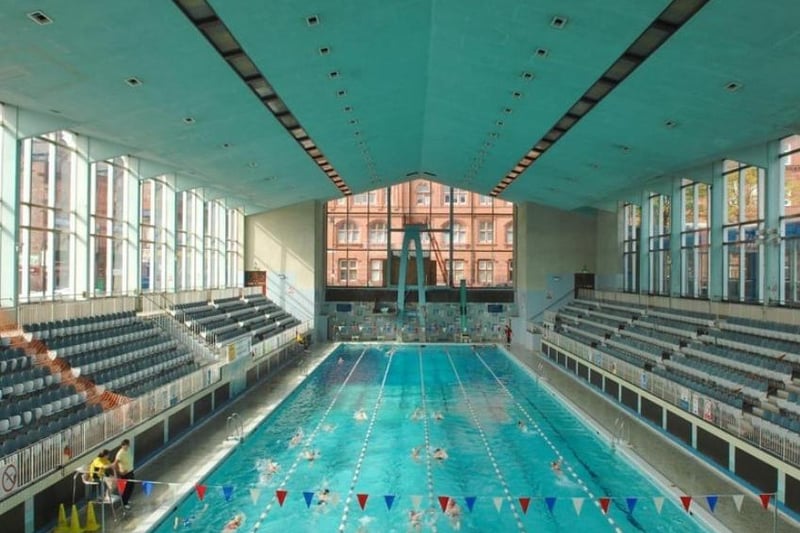 If you're old enough to have visited the old Olympic-size pool, chances are you weren't brave enough to leap off the top board. Or were you?