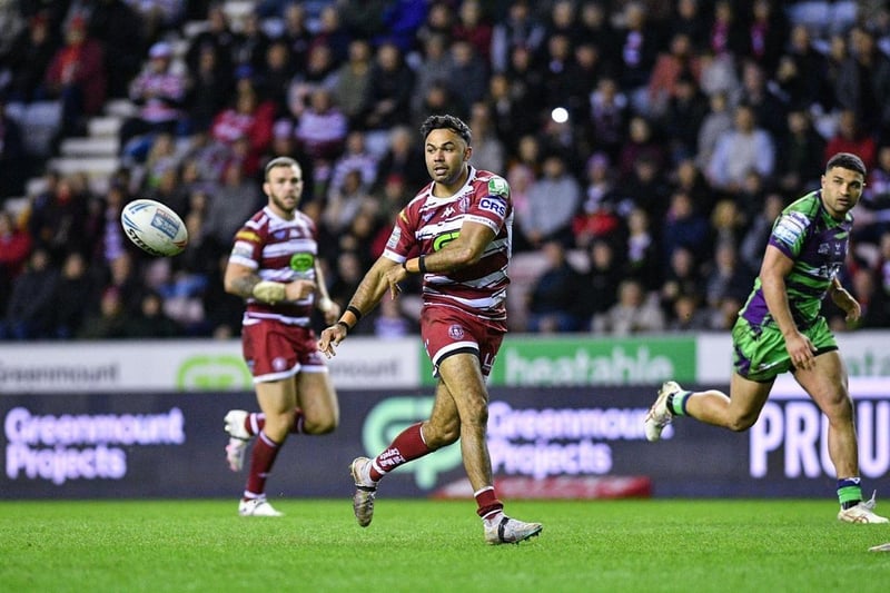 A try and two assists for the game's full-back in a good performance at the DW Stadium
