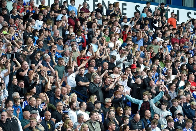 Latics fans at Bolton.
Pic: BP