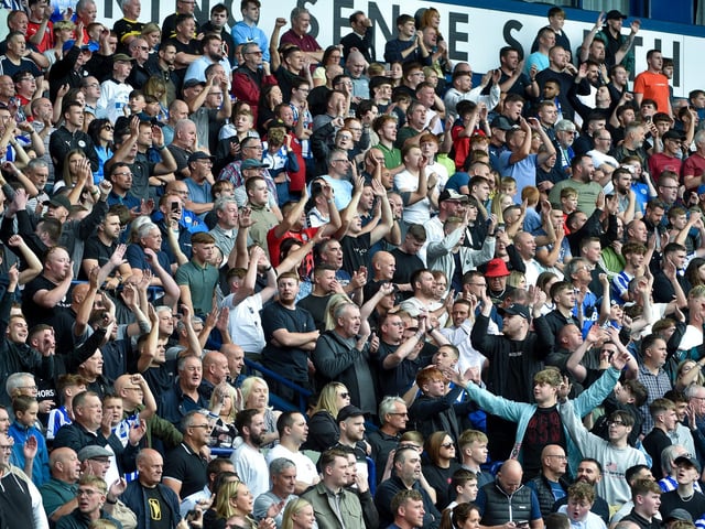 Latics fans at Bolton.
Pic: BP