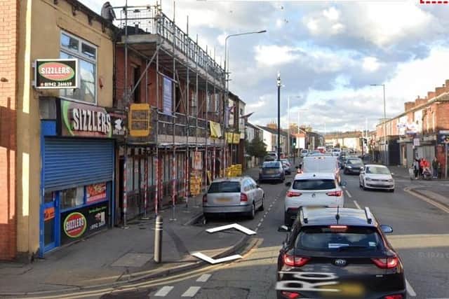 A general view of Leigh Road in Leigh where the dog attacks took place