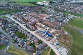 Bryn Green Avenue, a new housing estate in Wigan that is still under construction