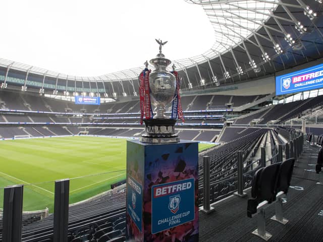 The Challenge Cup final takes place at the Tottenham Hotspur Stadium