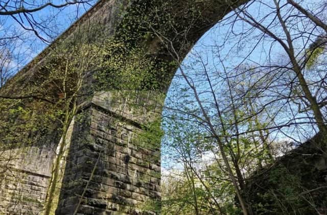 Pass under the massive Hoghton viaduct near to the start of your walk