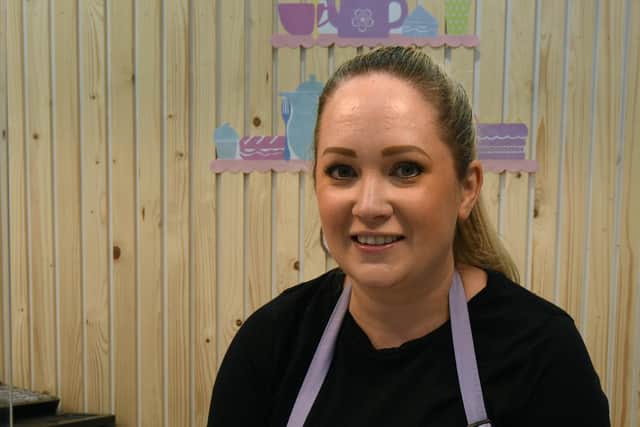 Sarah Boon, owner of Truly Scrumptious, based at Makinson Arcade, Wigan.