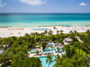 Stunning view from an 'Oceanfront' room at The Palms Hotel & Spa. Image: J Kevin Foltz