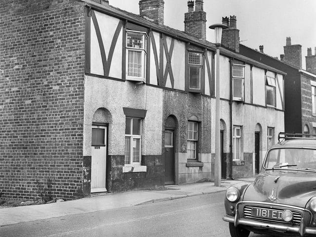 A section of Church Street, Standish, in November 1971.