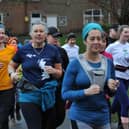 Hundreds of people take part in Haigh Woodland parkrun on New Year's Day