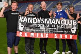 Wigan Warriors and Wigan Athletic have joined forces to support Andy's Man Club