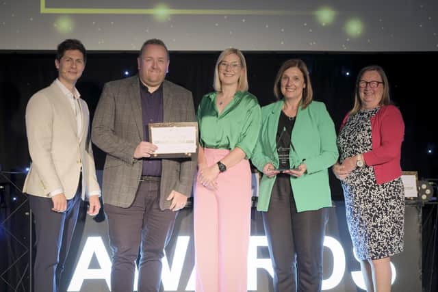 Electricity North West winning award