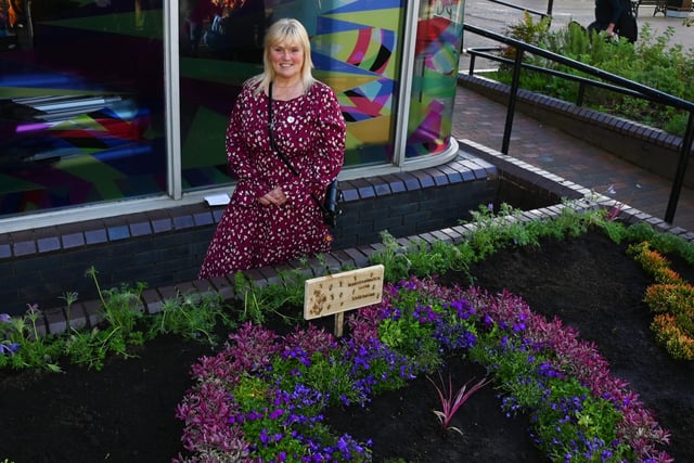 Lynne Balmer created a memorial garden, in memory of Pete Shelley, who died in 2018 and of Buzzcocks fan and friend of Pete, Paddy Mitchell, who died in 2023, he was involved in the PSMC fundraising.