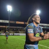 Patrick Mago scored Wigan's first try of Super League 2024