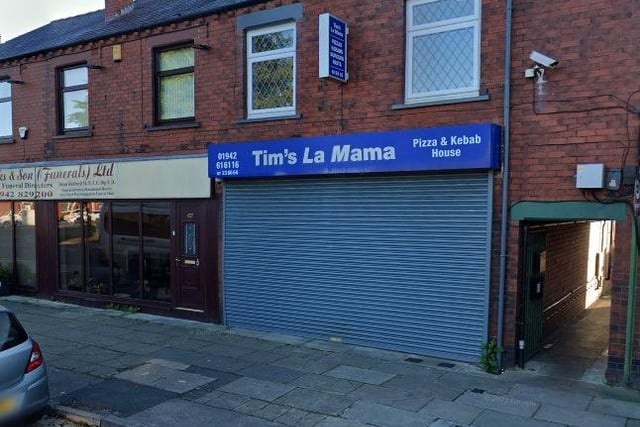 Tim's La Mama Pizza & Kebab House on Gidlow Lane has a rating of 4.4 out of 5 from 31 Google reviews. Telephone 01942 616116
