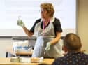 Amanda Isherwood delivers syringe driver training