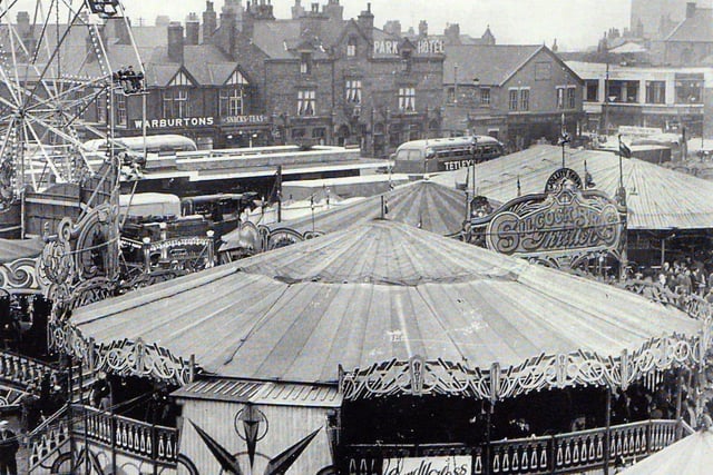 Silcock's fair in the centre of Wigan