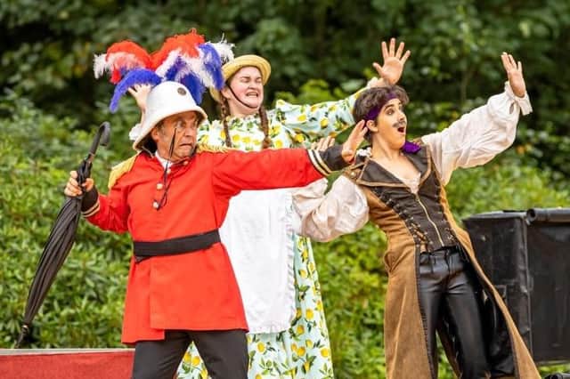 Pirates Of Penzance production by Illyria at Lytham Hall outdoor theatre