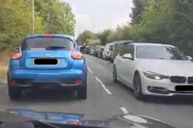 Cars parked up at the side of Low Bank Road are making conditions treacherous, it has been claimed