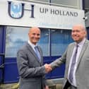 Paul Scarborough, headteacher of Up Holland High School, with Ian Young, CEO of Everyone Matters Schools Trust