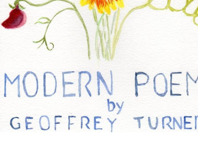 MODERN POEMS by GEOFFREY TURNER