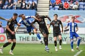 Will Keane is denied in stoppage-time