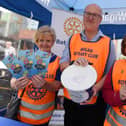 Wigan Rotary Club Freda Neacy, Pierre Steele and Eunice Smethurst at last year's event